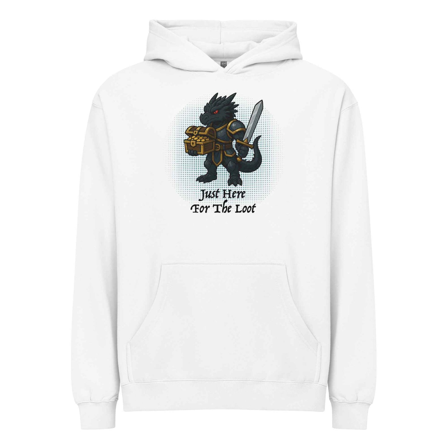 Just Here for the Loot (Black Dragon) | Men’s box hoodie