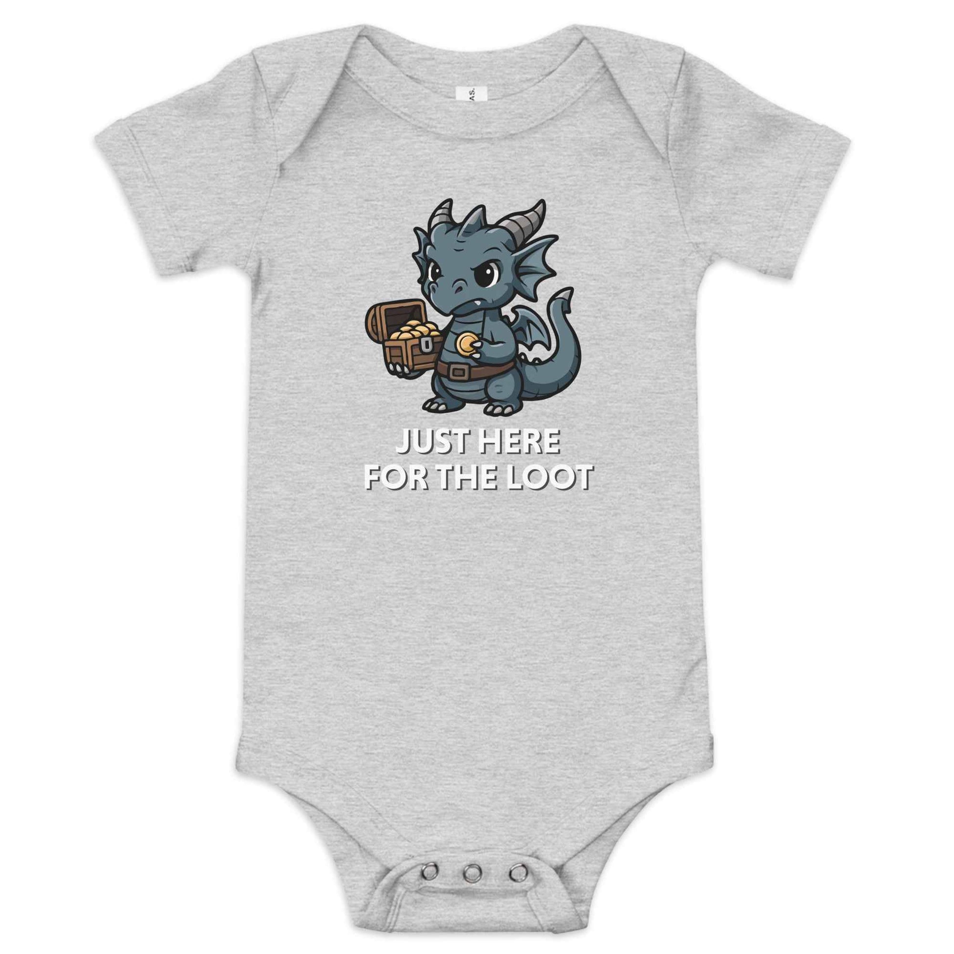 Just Here for the Loot! | Baby short sleeve one piece