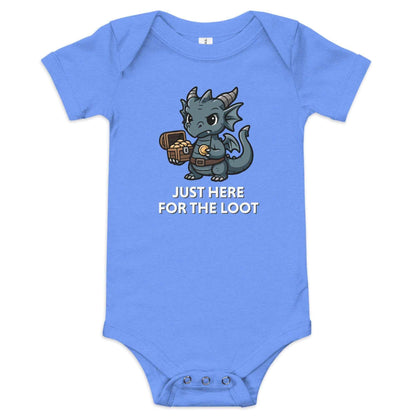 Just Here for the Loot! | Baby short sleeve one piece