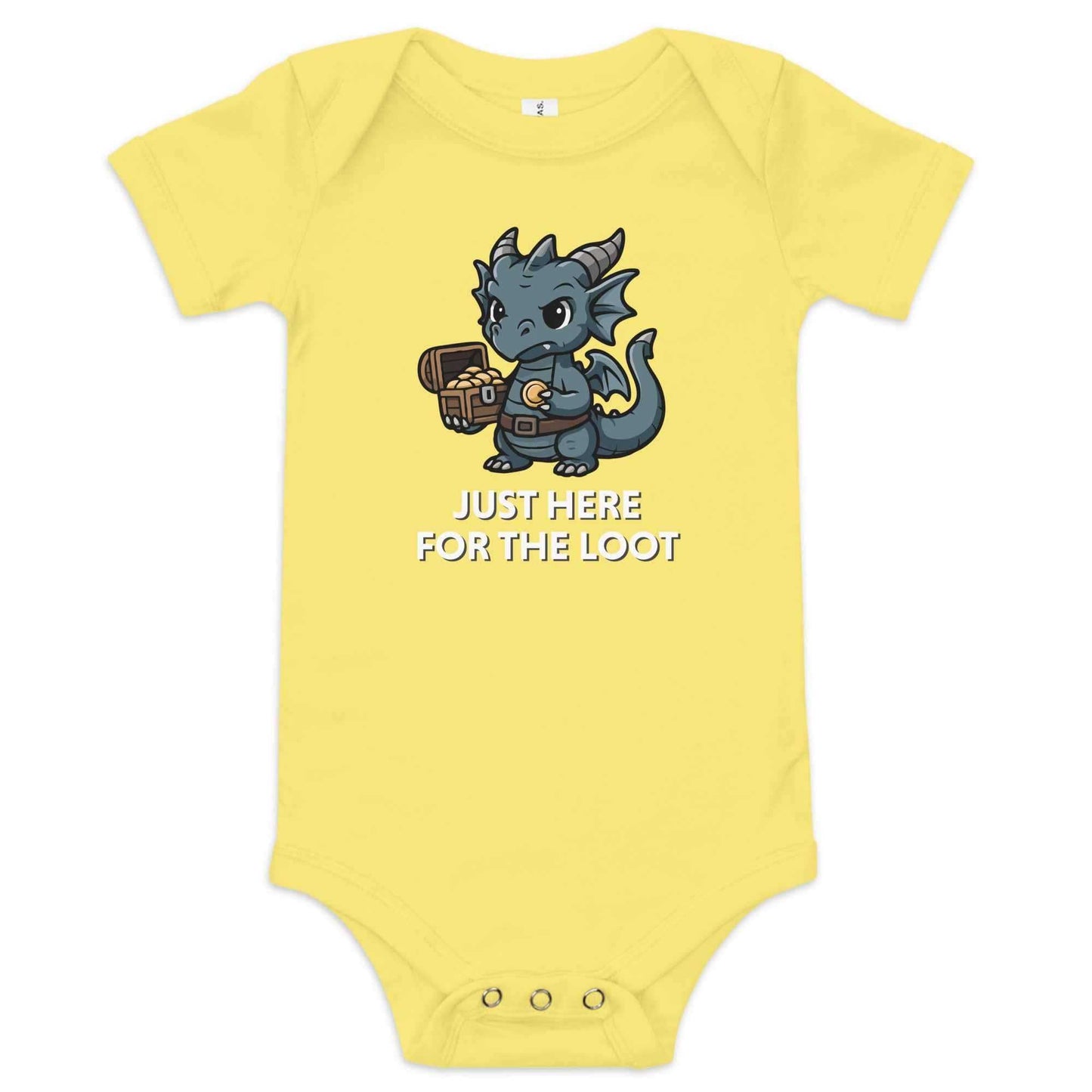 Just Here for the Loot! | Baby short sleeve one piece