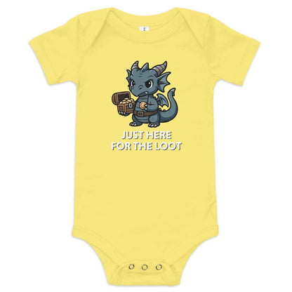 Just Here for the Loot! | Baby short sleeve one piece