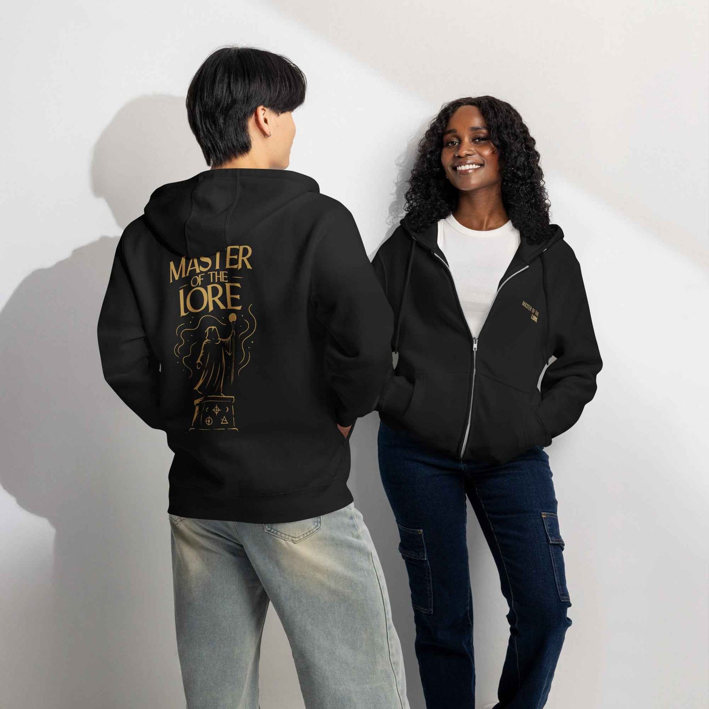 Master of the Lore | Premium full zip hoodie