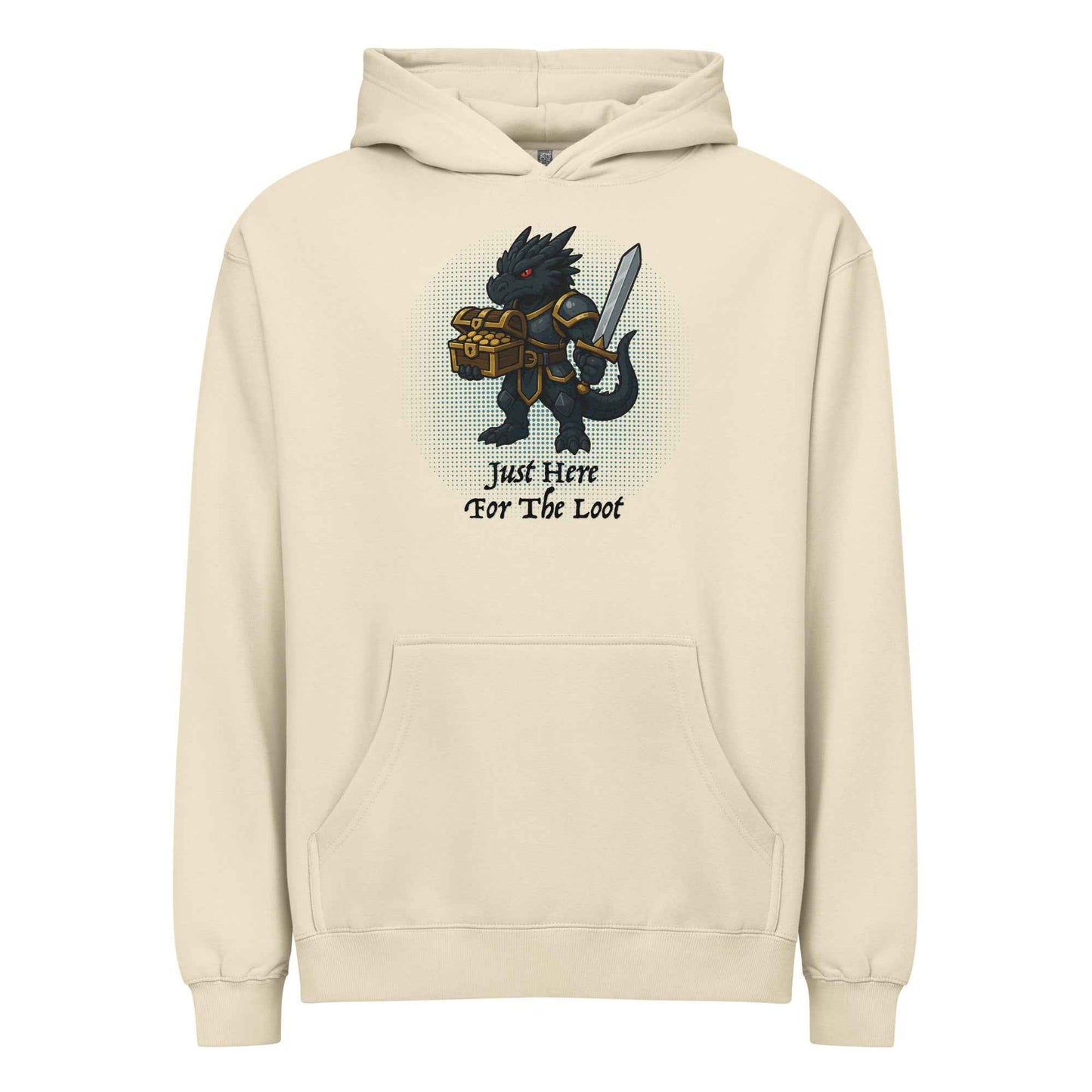 Just Here for the Loot (Black Dragon) | Men’s box hoodie