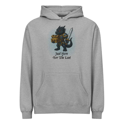 Just Here for the Loot (Black Dragon) | Men’s box hoodie