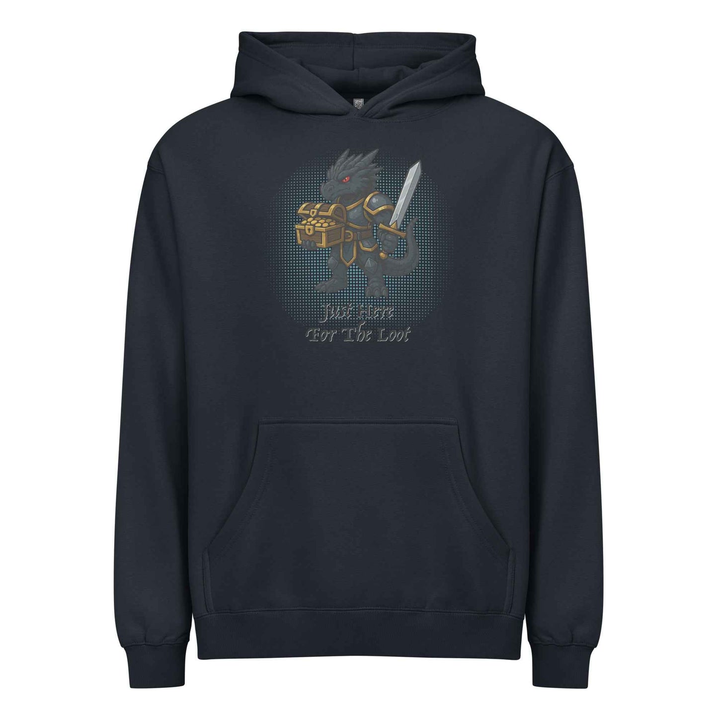 Just Here for the Loot (Black Dragon) | Men’s box hoodie