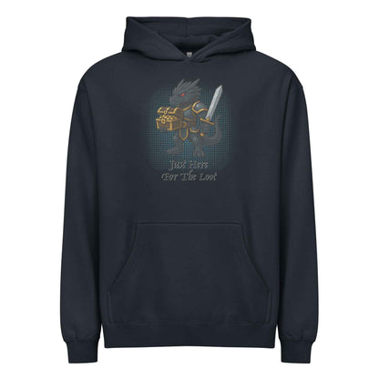 Just Here for the Loot (Black Dragon) | Men’s box hoodie