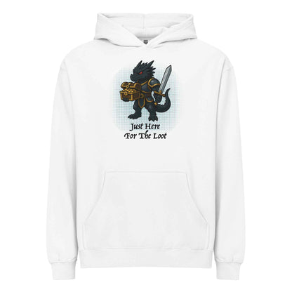 Just Here for the Loot (Black Dragon) | Men’s box hoodie