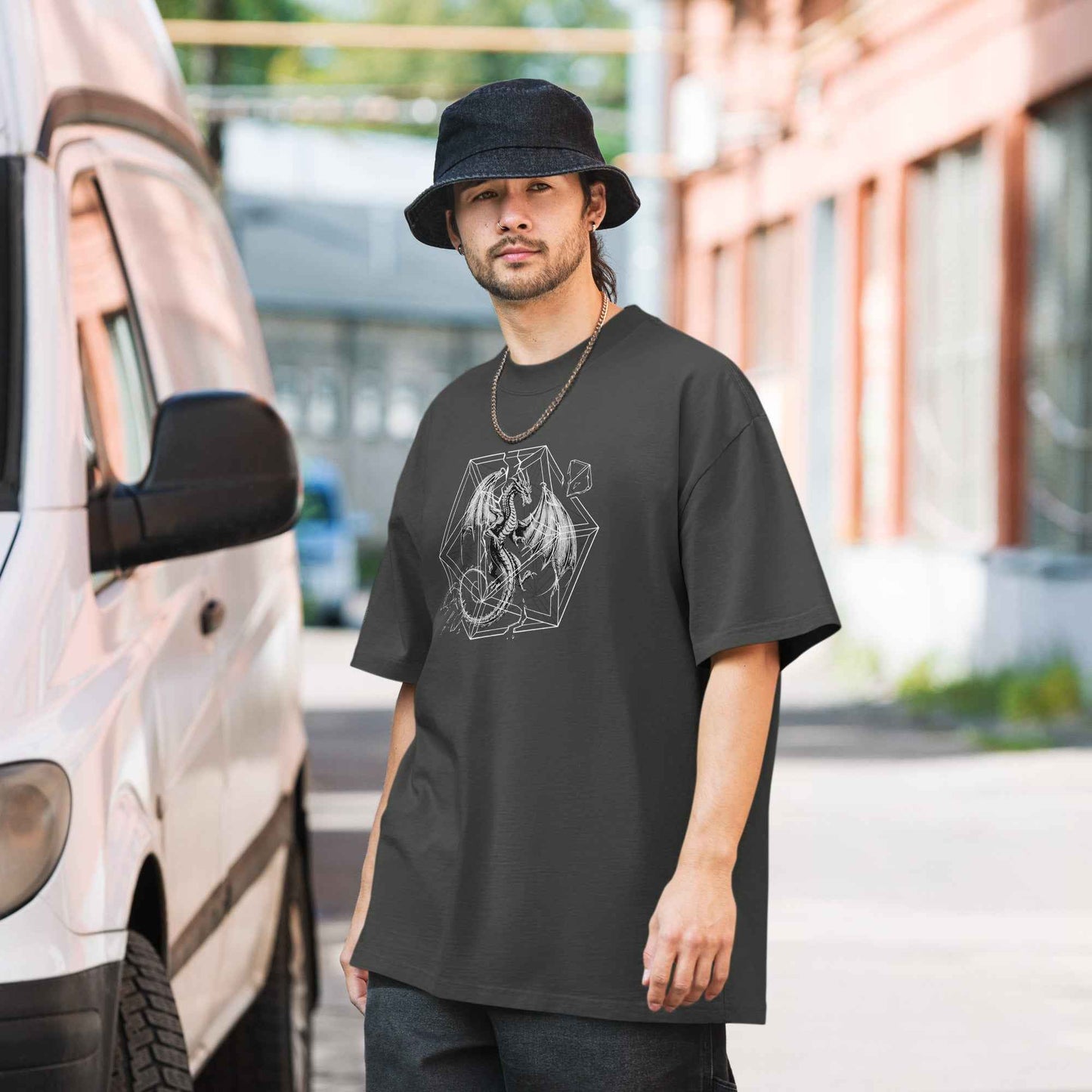 Dragon Inside the D20 — Unisex T-Shirt | Fantasy RPG Apparel
