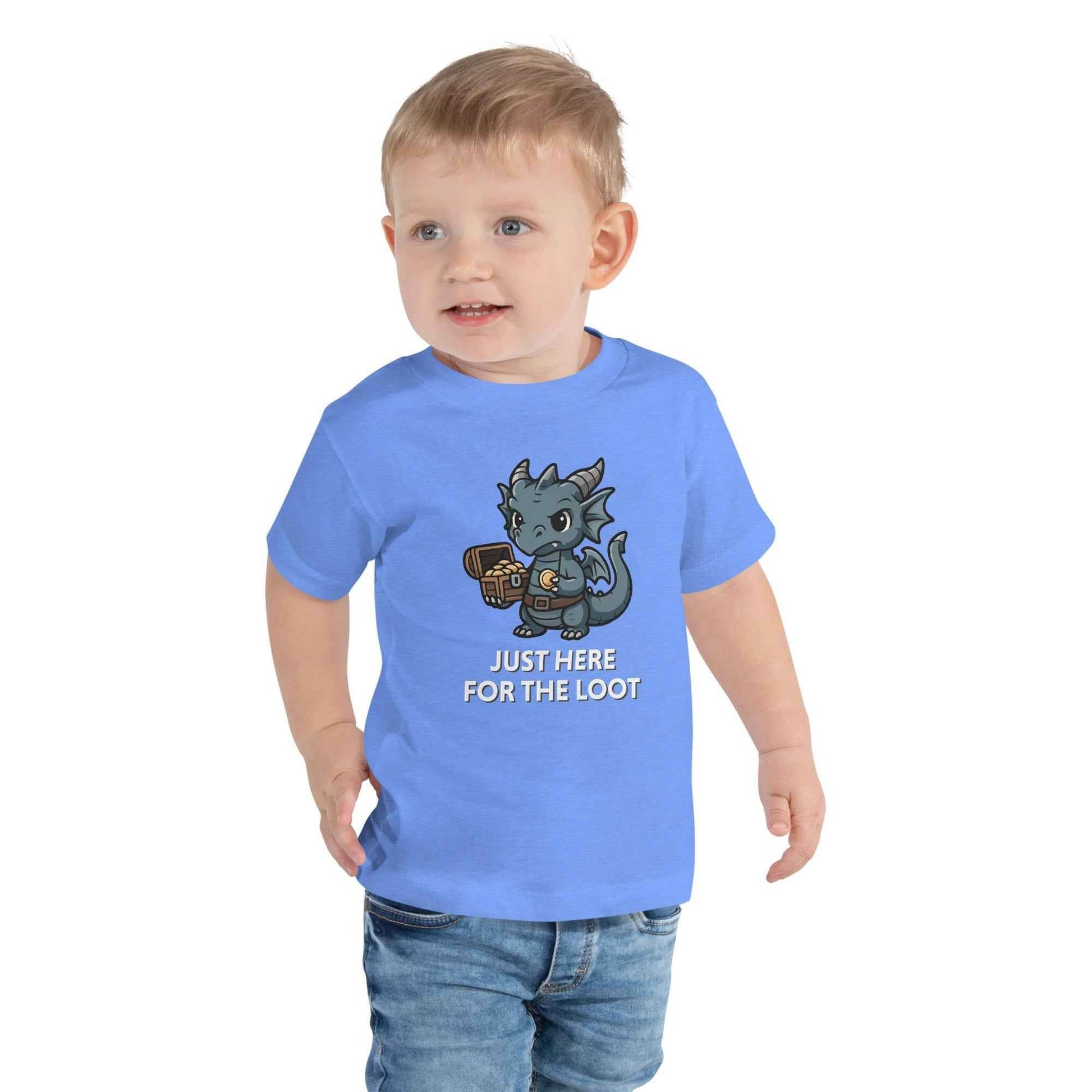 Just Here for the Loot | Toddler Short Sleeve Tee