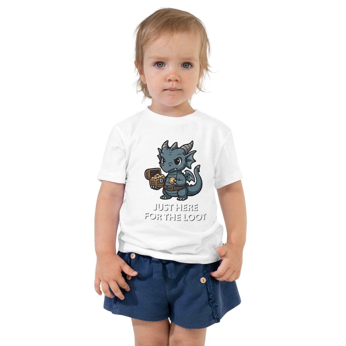 Just Here for the Loot | Toddler Short Sleeve Tee