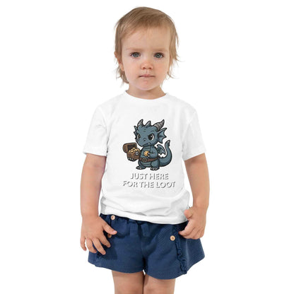 Just Here for the Loot | Toddler Short Sleeve Tee