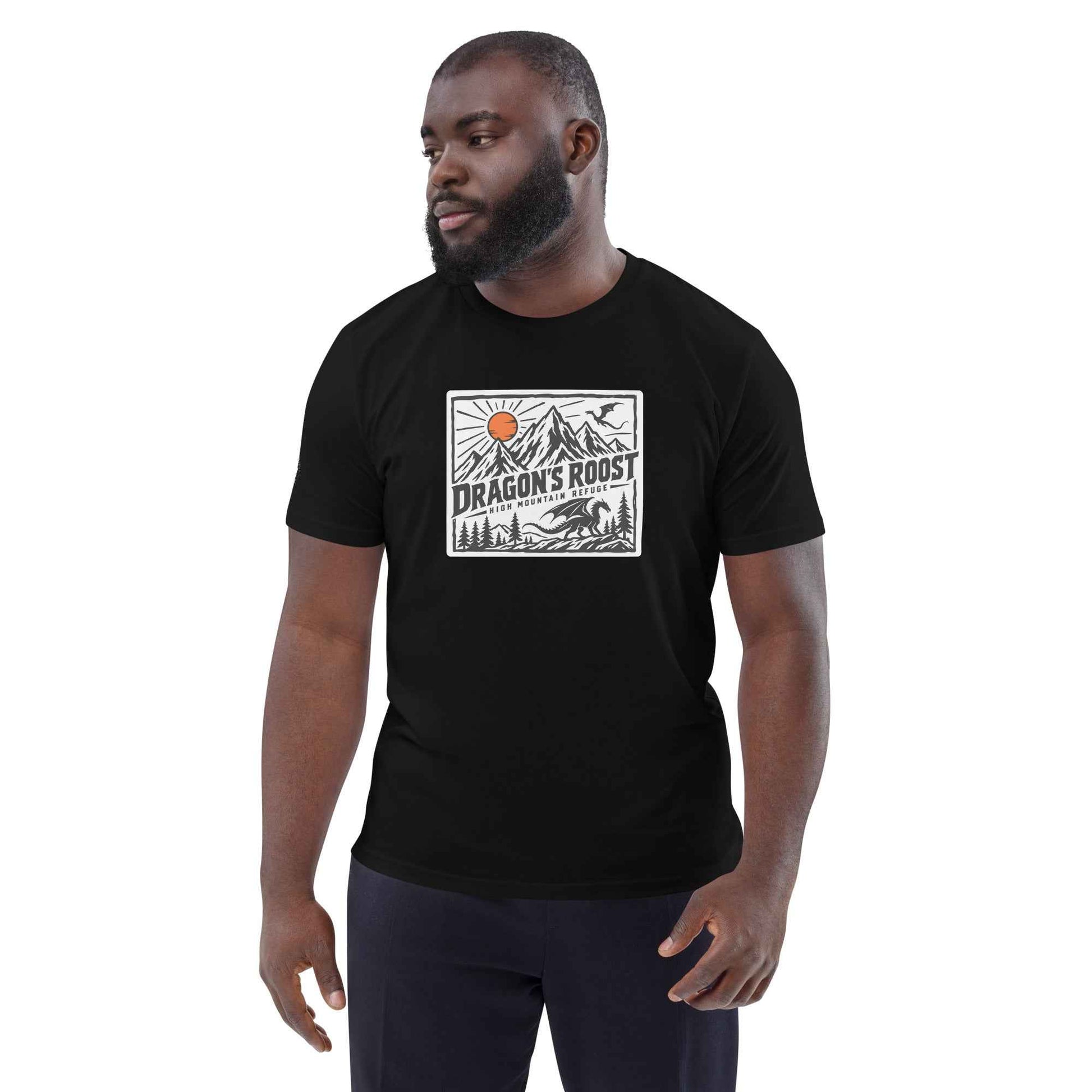 Dragon’s Roost — High Mountain Refuge T-Shirt | Fantasy Adventure Apparel