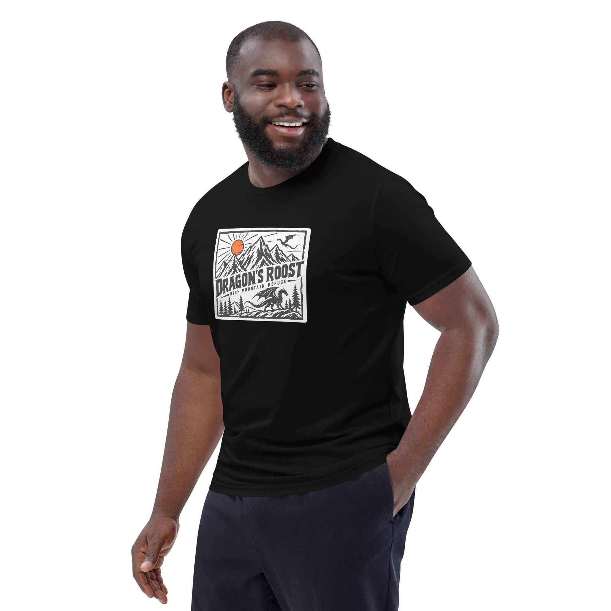 Dragon’s Roost — High Mountain Refuge T-Shirt | Fantasy Adventure Apparel