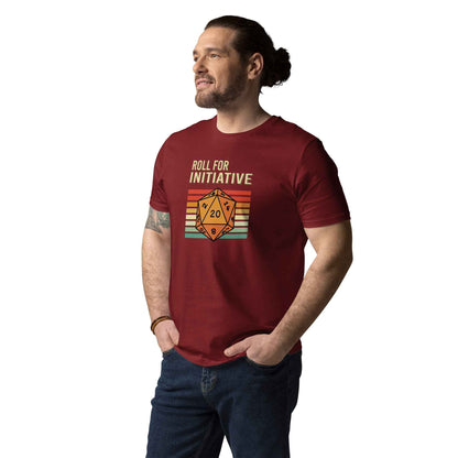 Roll for Initiative — Organic Cotton T-Shirt | D&D & TTRPG Apparel