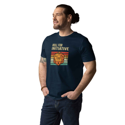 Roll for Initiative — Organic Cotton T-Shirt | D&D & TTRPG Apparel