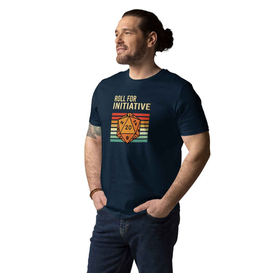 Roll for Initiative — Organic Cotton T-Shirt | D&D & TTRPG Apparel