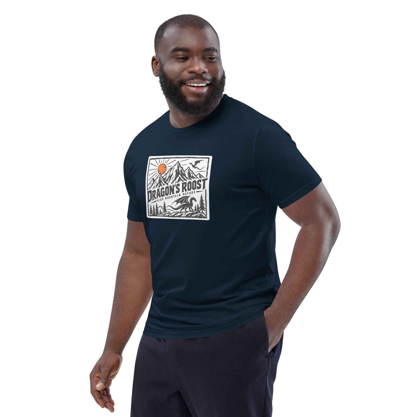 Dragon’s Roost — High Mountain Refuge T-Shirt | Fantasy Adventure Apparel