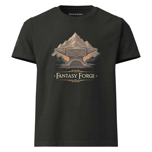 Fantasy Forge Mountains | Unisex oversized t-shirt