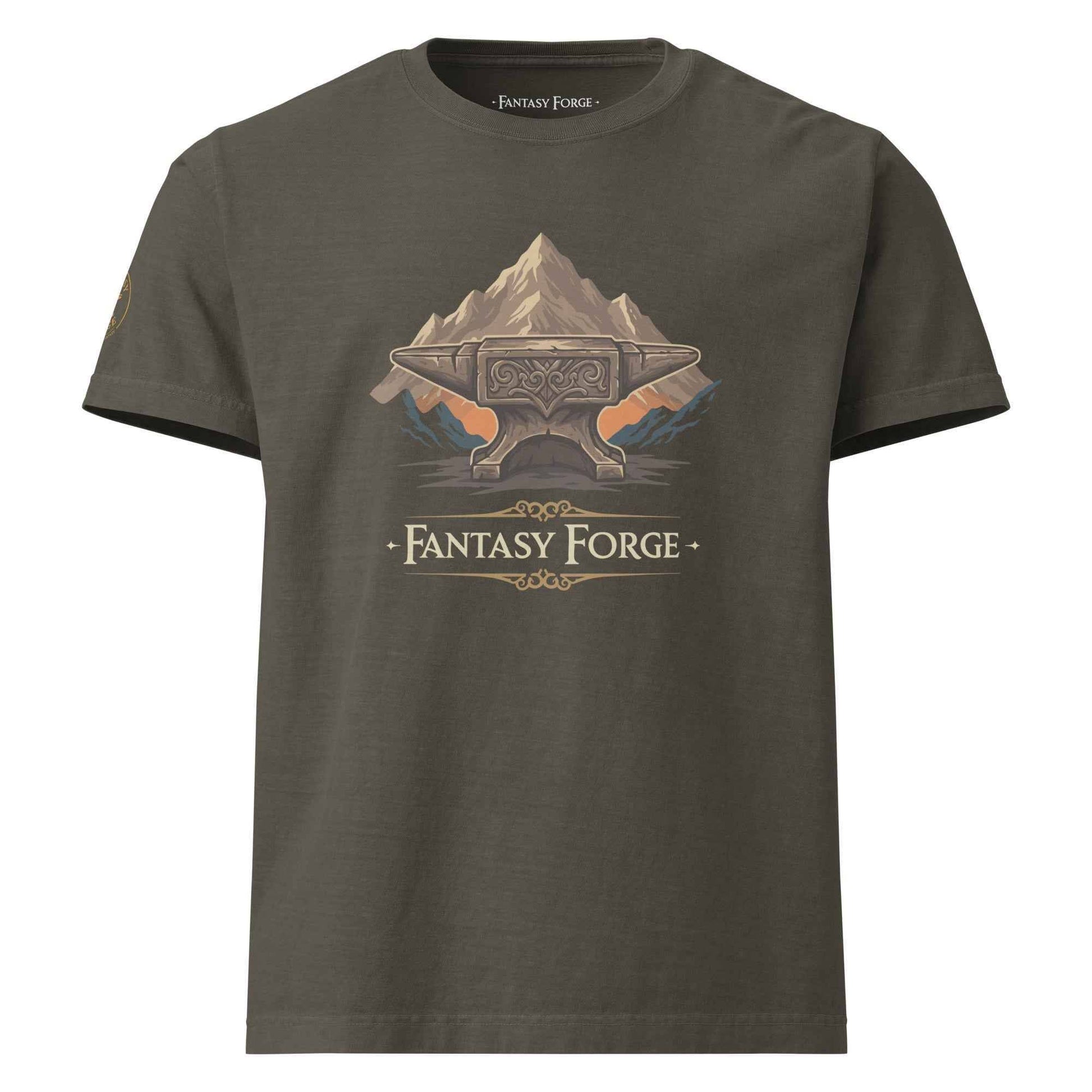Fantasy Forge Mountains | Unisex oversized t-shirt