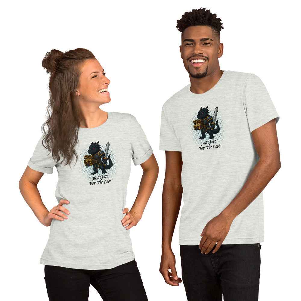 Just Here for the Loot (Black Dragon) | Unisex t-shirt