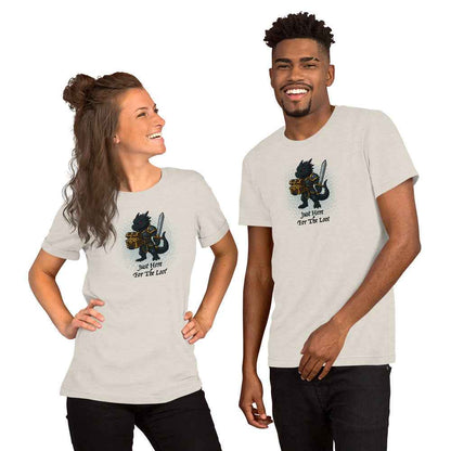Just Here for the Loot (Black Dragon) | Unisex t-shirt