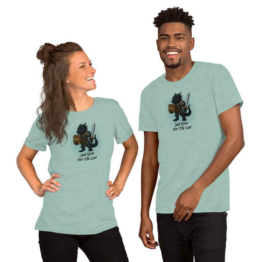 Just Here for the Loot (Black Dragon) | Unisex t-shirt
