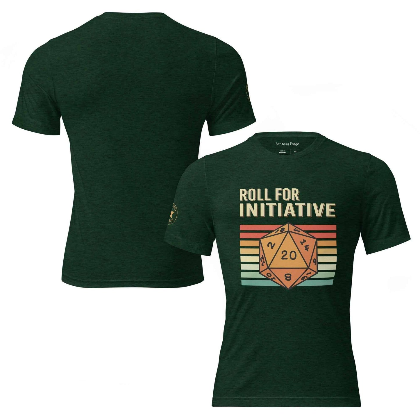 Roll for Initiative | Short sleeve t-shirt | Bella + Canvas Tri-Blend