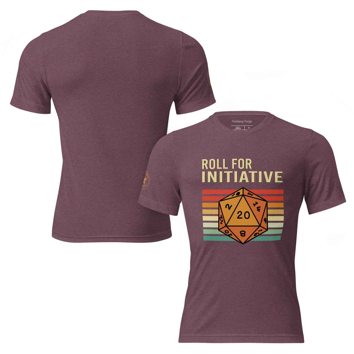 Roll for Initiative | Short sleeve t-shirt | Bella + Canvas Tri-Blend