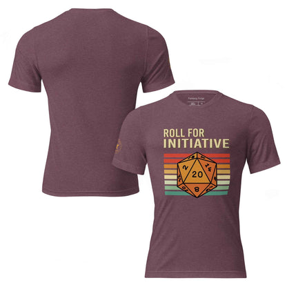 Roll for Initiative | Short sleeve t-shirt | Bella + Canvas Tri-Blend
