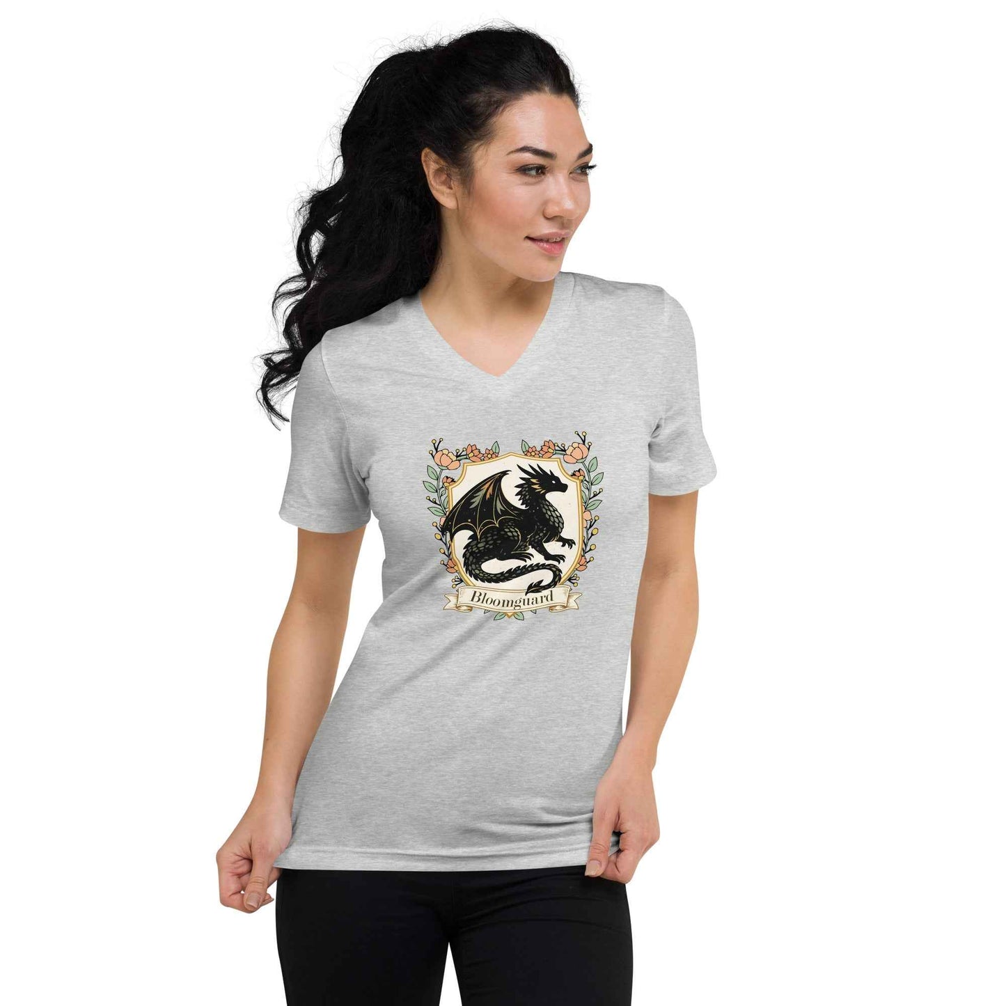 Bloomguard Dragon - V-Neck T-Shirt