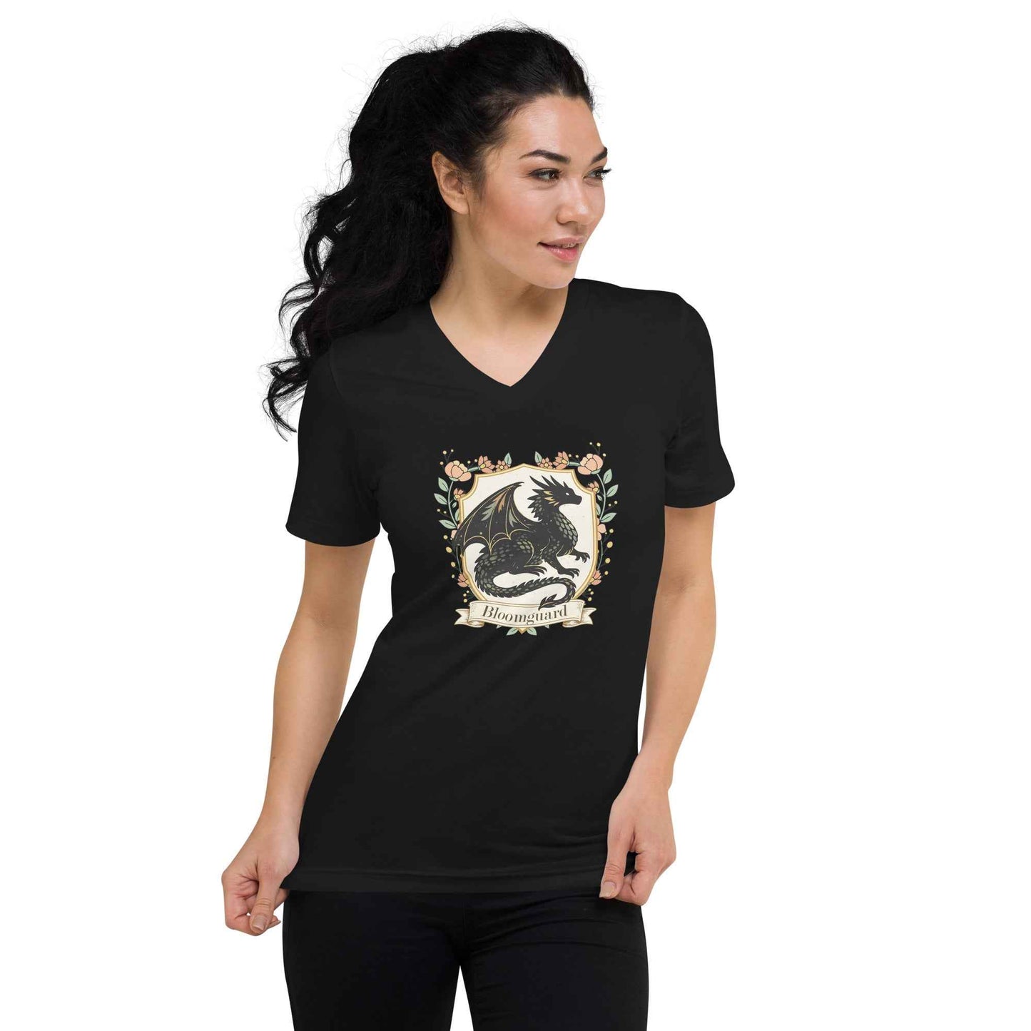 Bloomguard Dragon - V-Neck T-Shirt