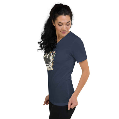 Bloomguard Dragon - V-Neck T-Shirt