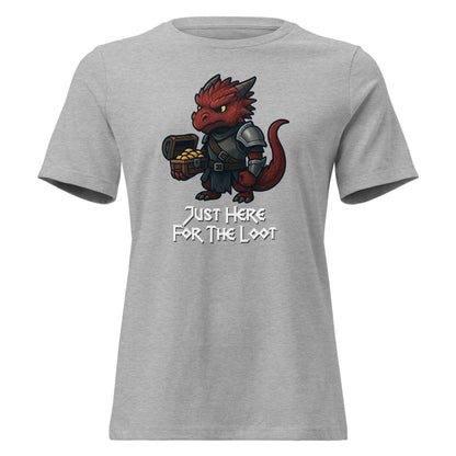 Just Here for the Loot | Women's Relaxed T-Shirt Bella + Canvas