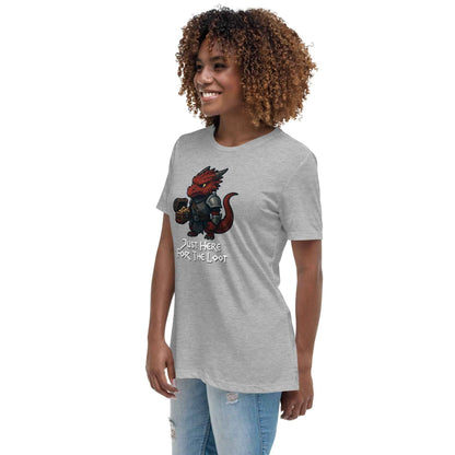 Just Here for the Loot - Red Dragon | Women's Relaxed T-Shirt