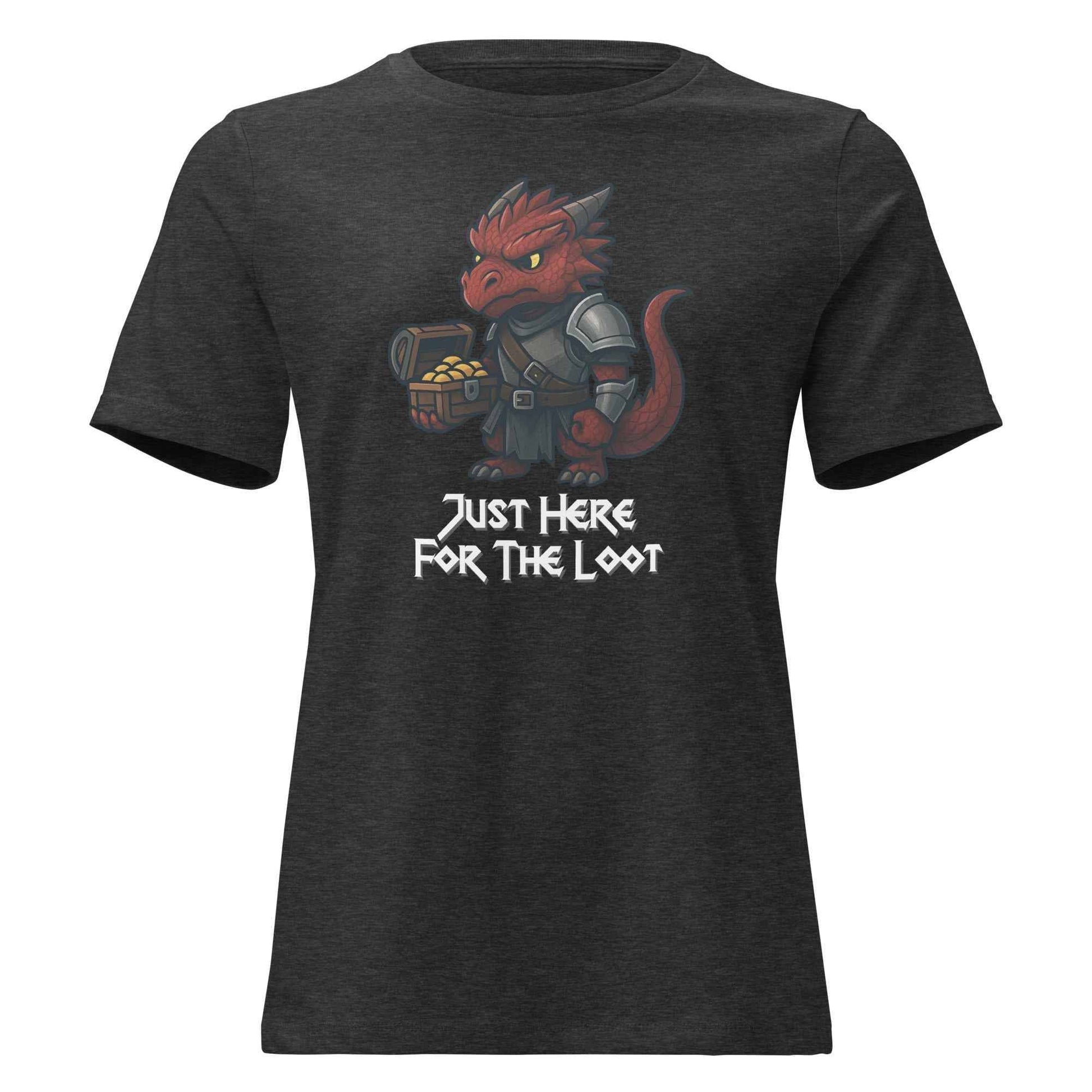 Just Here for the Loot | Women's Relaxed T-Shirt Bella + Canvas