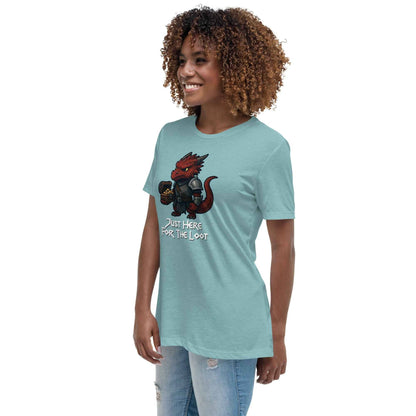 Just Here for the Loot - Red Dragon | Women's Relaxed T-Shirt