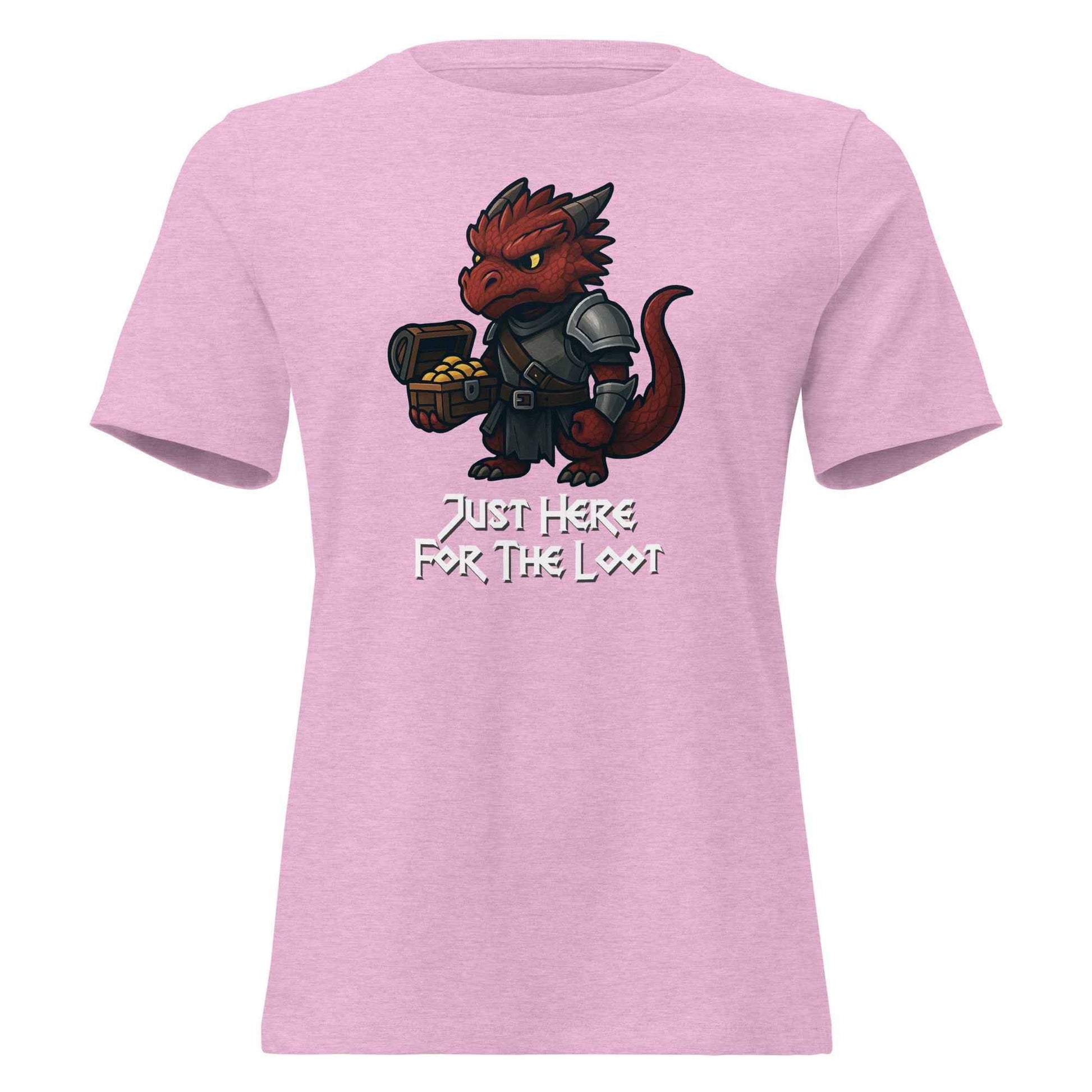 Just Here for the Loot | Women's Relaxed T-Shirt Bella + Canvas