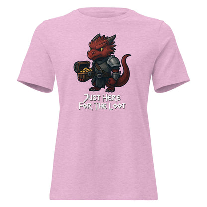 Just Here for the Loot | Women's Relaxed T-Shirt Bella + Canvas