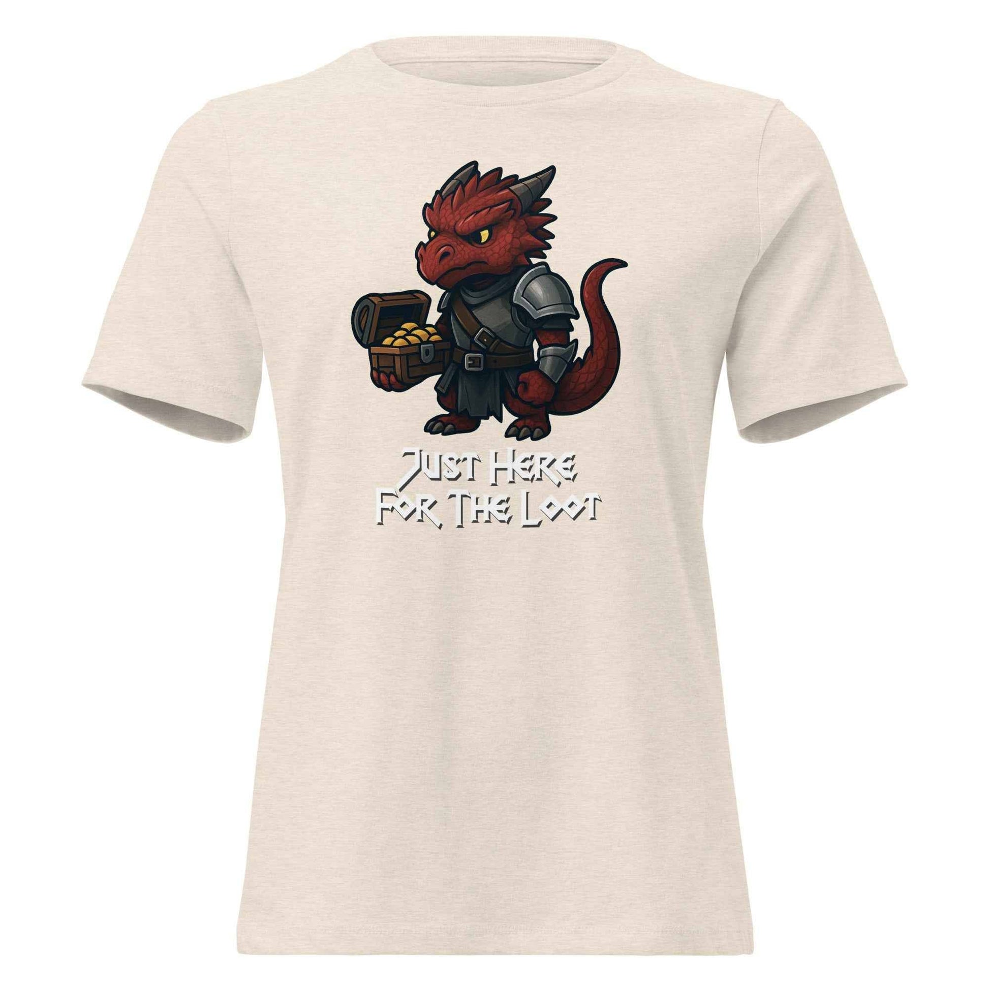 Just Here for the Loot | Women's Relaxed T-Shirt Bella + Canvas