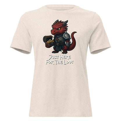 Just Here for the Loot | Women's Relaxed T-Shirt Bella + Canvas