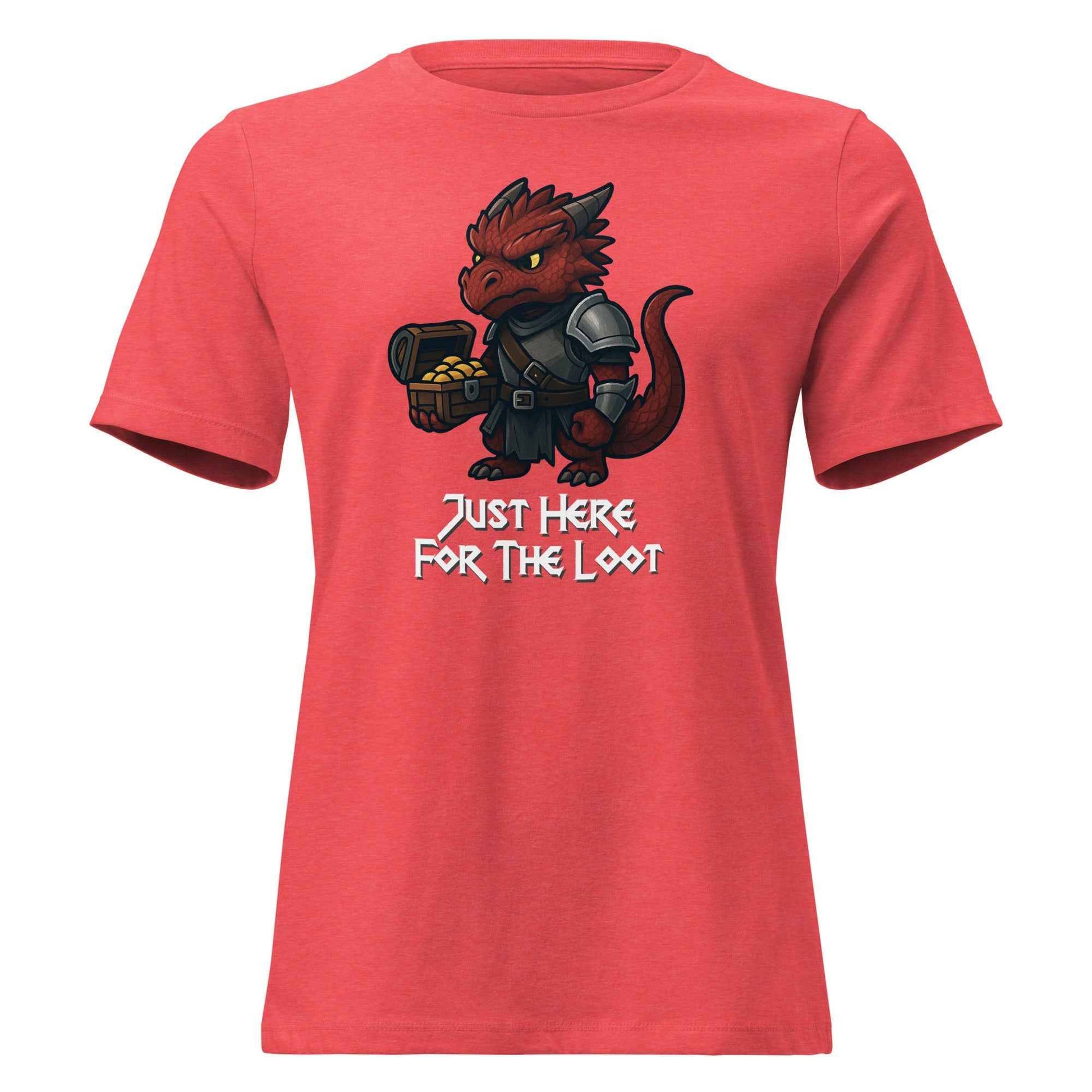 Just Here for the Loot | Women's Relaxed T-Shirt Bella + Canvas