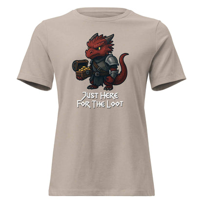 Just Here for the Loot | Women's Relaxed T-Shirt Bella + Canvas