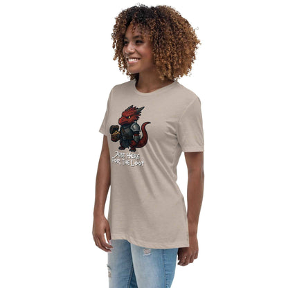Just Here for the Loot - Red Dragon | Women's Relaxed T-Shirt