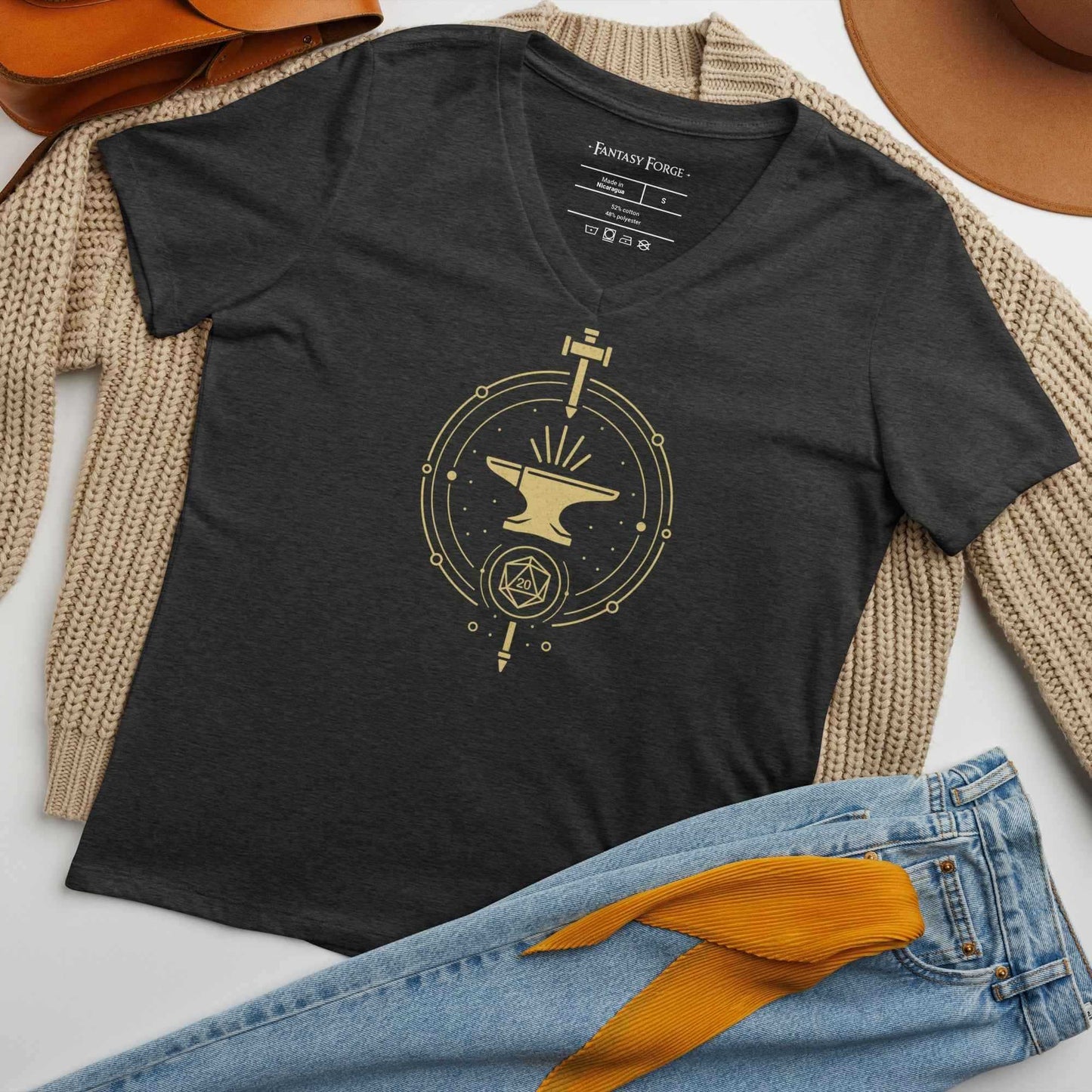 Forge Sigil | Women’s relaxed V-Neck
