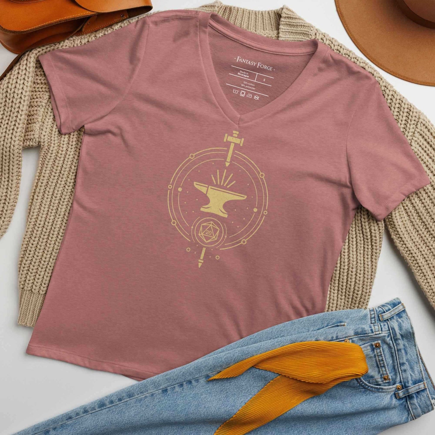 Forge Sigil | Women’s relaxed V-Neck
