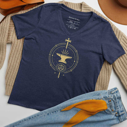 Forge Sigil | Women’s relaxed V-Neck