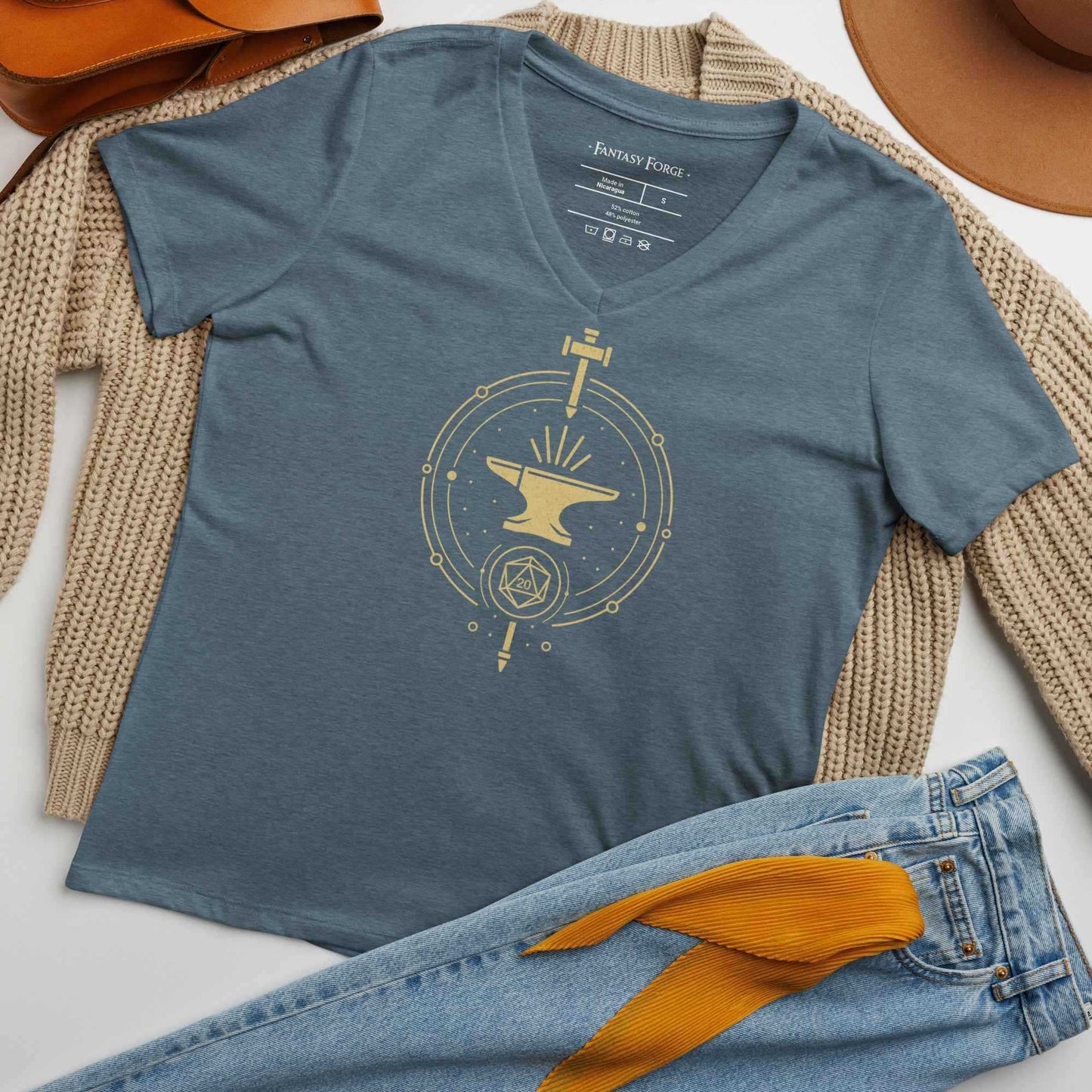 Forge Sigil | Women’s relaxed V-Neck