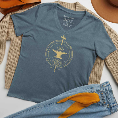 Forge Sigil | Women’s relaxed V-Neck