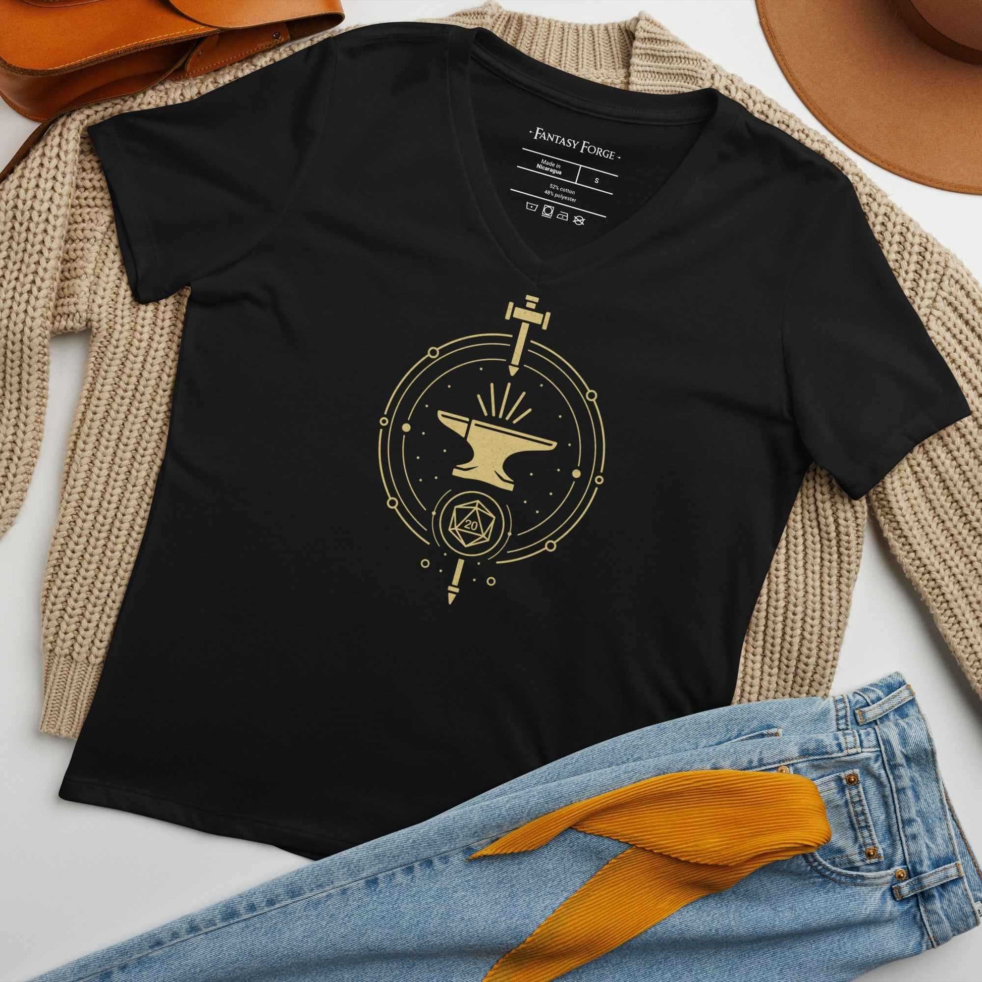 Forge Sigil | Women’s relaxed V-Neck