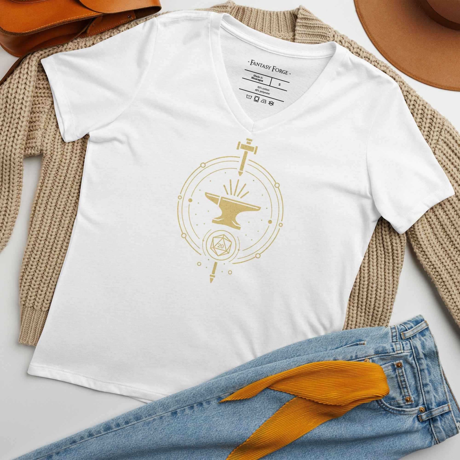 Forge Sigil | Women’s relaxed V-Neck